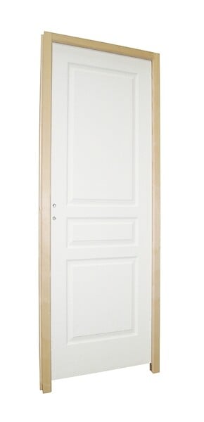 BALLAY - Bloc-porte alvéolaire 3 panneaux - 204x83cm poussant gauche - large