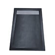 KINDFORD - Receveur de douche resine noir 120x80 cm - vignette