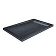 KINDFORD - Receveur de douche resine noir 120x80 cm - vignette