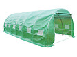 HABRITA - Serre tunnel acier galvanisé - Vert - 18m² - L.3xl.6xH.2,25m - vignette