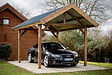 HABRITA - Carport en bois Thurac - L.360xl.300xH.222cm - vignette