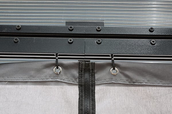 HABRITA - Gloriette aluminium - Gris anthracite - L.300xH.280xP.360cm - large