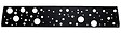 SYLWAY - Décor bulles aluminium Sylway - Noir - H.32,5xL.165cm - vignette