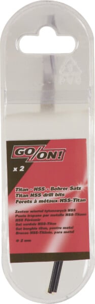 GO/ON - Lot 2 forets métal  2x49 mm - large