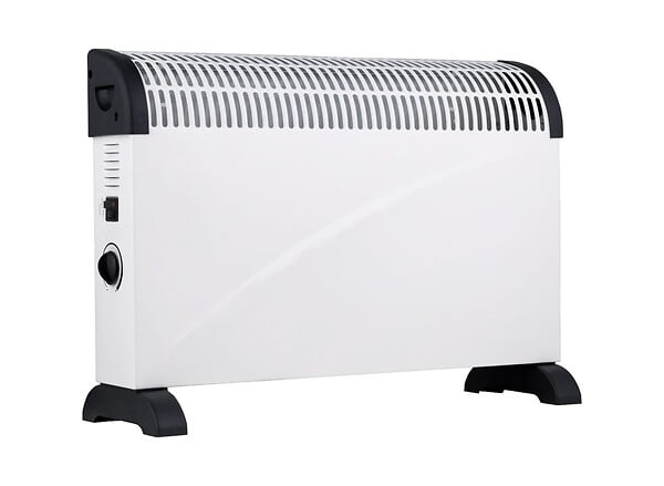 Convecteur mobile électrique - Blanc - 2000W - large