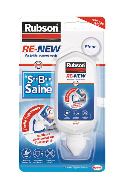 RUBSON - RUBSON Mastic SDB Saine RE-NEW Tube Blanc 5m de joint - large