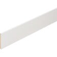 UT BOIS - Plinthes revêtues arrondies MDF - Blanc - Lot de 5 - L.2m - vignette