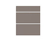 Façade pour 3 tiroirs casseroliers Ambre - l60xH70cm - vignette