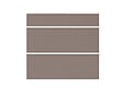 Façade pour 3 Tiroirs - Ambre - vignette