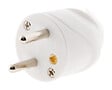 ZENITECH - Fiche mâle coudée - Blanc - 16A - vignette