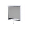 VOLET-MOUSTIQUAIRE - MOUSTIQUAIRE EN ALU ENROULABLE H.145 X L.130 cm POUR FENETRE, coloris BLANC - vignette