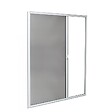 VOLET-MOUSTIQUAIRE - Moustiquaire Enroulable Latérale Alu H220 cm x L130 cm Blanc - vignette