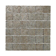 U-TILE - Mosaïque en pierre naturelle 100 x 50 cm - carreau 5 x 5 cm cuivre - vignette