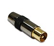 ASTRELL - Fiche TV coaxiale - dorée blindée - 9.52mm mâle - vignette