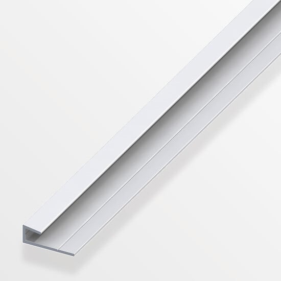 ALFER - Cimaise cadre intérieur 5mm aluminium anodisé argent 1m - large
