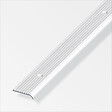 ALFER - Profilé de marche arrondi 25x6mm aluminium rainure percée 2m - vignette