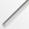 ALFER - U 10x18mm intérieur 16mm PVC blanc 1m - vignette
