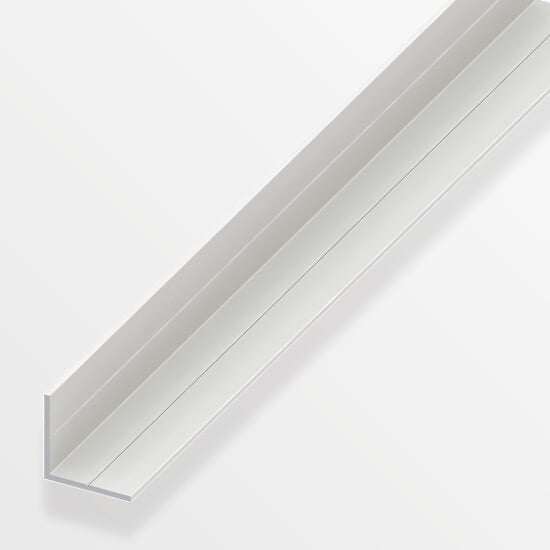 ALFER - Cornière égale PVC blanc 23.5mmx1m - large