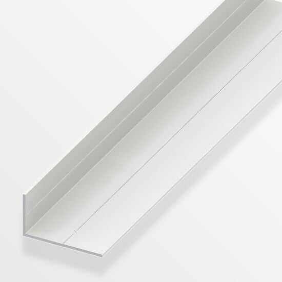 ALFER - Cornière inégale PVC blanc 19.5x35.5mmx2.5m - large