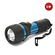 VELAMP - Torche LED 3W aluminium et caoutchouc - Faisceau 120m - vignette