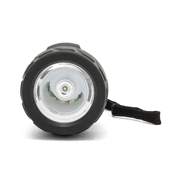 VELAMP - Torche LED 3W aluminium et caoutchouc - Faisceau 120m - large