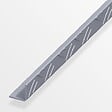 ALFER - Cornière égale grain de riz aluminium brut 29.5mmx2.5m - vignette