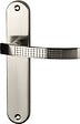 ALPERTEC - Ensemble sur plaque Isola nickel mat bec de cane - vignette