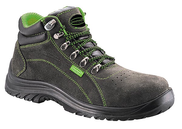 MANUFRANCE - Chaussures de sécurité S1P Xaba Nubuck  - Gris vert - T42 - large
