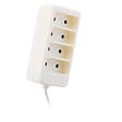 ZENITECH - Bloc multiprise 4 prises 6A 2P - Blanc - Zenitech - vignette