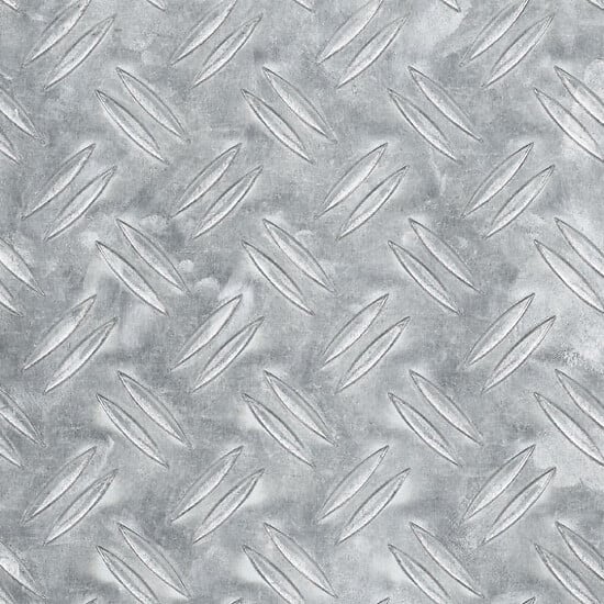 ALFER - Tôle grain de riz 1.5mm aluminium brut 12x100cm - large
