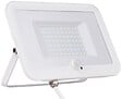 VOLTMAN - Projecteur plat + détecteur de mouvement IP65 5000lm - Blanc - Voltman - vignette