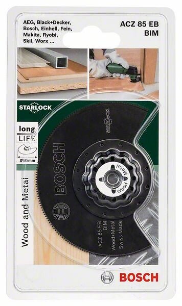 BOSCH - Lame segment BIM Starlock ACZ 85 EB Wood and Metal 85 mm - large