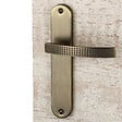ALPERTEC - Garniture sur plaque AUDACE Finition Canon de fusil mat Bec de cane - vignette