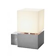 SLV - SQUARE WL, applique extérieure, alu brossé, E27 max. 20W, IP44 - vignette