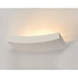 SLV - PLASTRA 102 CURVE, applique, plâtre blanc, R7s 78mm, max. 100W - vignette