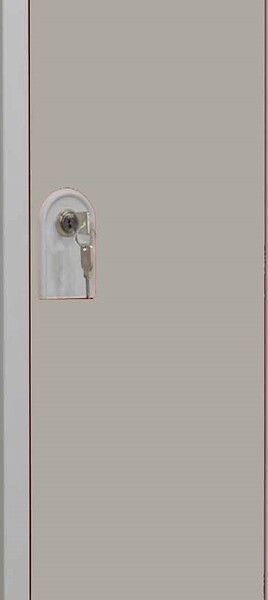 P.HENRY - Vestiaire métallique 2 cases - Gris perle - L40cm - large