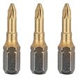 BOSCH - Embouts De Vissage Bosch 2607001591 Max Grip Pozidriv Pz1 3 Pièces - vignette