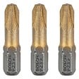 BOSCH - Embouts De Vissage Bosch 2607001595 Max Grip Pozidriv Pz3 3 Pièces - vignette