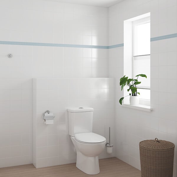 GROHE - Pack WC à poser Bau Ceramic - Blanc - H.77.2xL.36.4xP.61.9cm - large