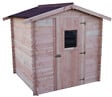 HABRITA - Abri de jardin en bois Douglas 28mm - 3.24m² - L.200xH.220xP.200cm - vignette