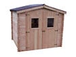 HABRITA - Abri de jardin bois Douglas Dublin - L.245xP.217xH.220cm - vignette