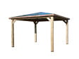 HABRITA - Pool house bois Blueterm - L.379xl.379cm - vignette
