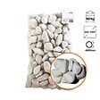 RACINE - Galet Marbre Blanc Pur Big Bag 500 Kg - vignette