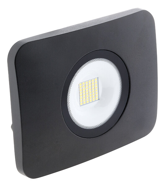 ELEXITY - Projecteur mural LED étanche IP65 4000Lm 50W Noir - large