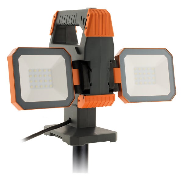 ELEXITY - Projecteur de chantier sur trépied 2x15W 2500 lumens IP54 - large