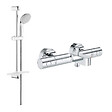 GROHE - GROHE  Ensemble de bain mitigeur Grohtherm avec douchette + barre de douche + porte savon Tempesta - vignette