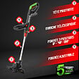 CONSTRUCTOR - Coupe bordures 20V MAX sans batterie - Manche téléscopique - vignette
