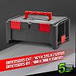 CONSTRUCTOR - Boîte à outils empilable en plastique 46.4x33.5x21.2cm - Constructor - vignette