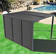 HABRITA - Pergola bioclimatique aluminium - L.360xH.231xP.300cm - vignette