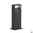 SLV - Borne extérieure, anthracite LOGS 40 avec LED - SLV - vignette